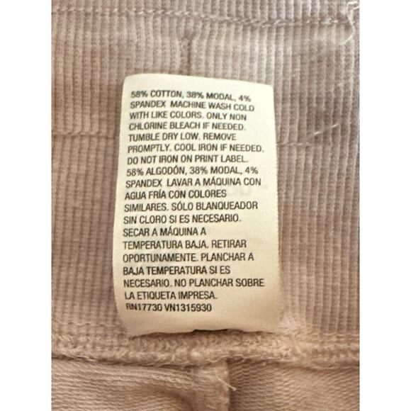 All in Motion Women's High-Waisted Drawstring Ribbed Jogger Pants Size M Beige - Picture 9 of 9